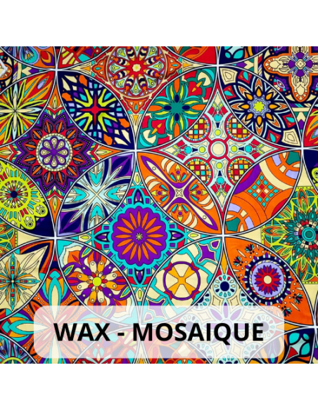 Tissu Wax Mosaïque Tissu Wax Mosaïque