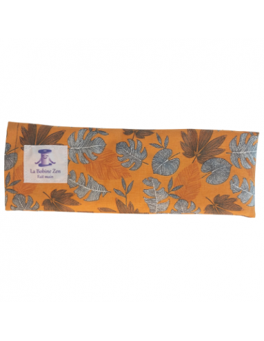 Coussin pour les yeux tissu OEK Jungle Jaune moutarde orangé