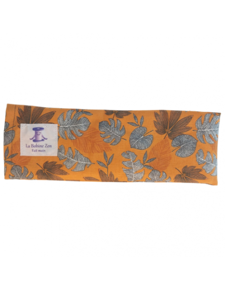 Coussin pour les yeux tissu OEK Jungle Jaune moutarde orangé Coussin pour les yeux tissu OEK Jungle Jaune moutarde orangé