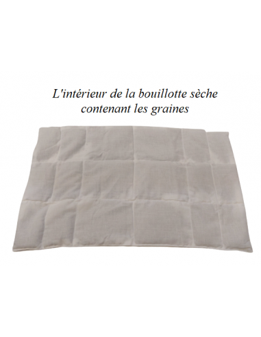 Bouillotte sèche taille L, parfaite pour le...
