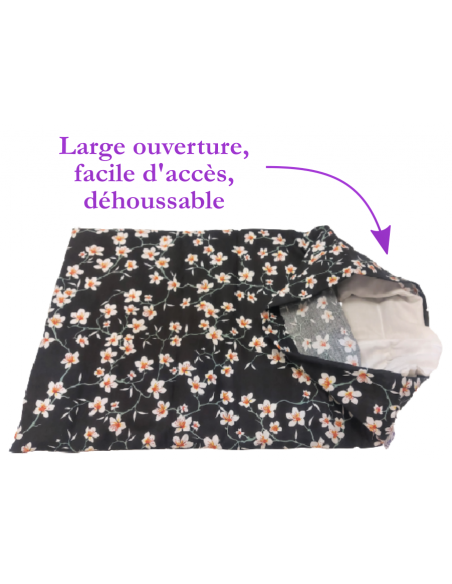 Bouillotte sèche taille L, parfaite pour le ventre, le dos